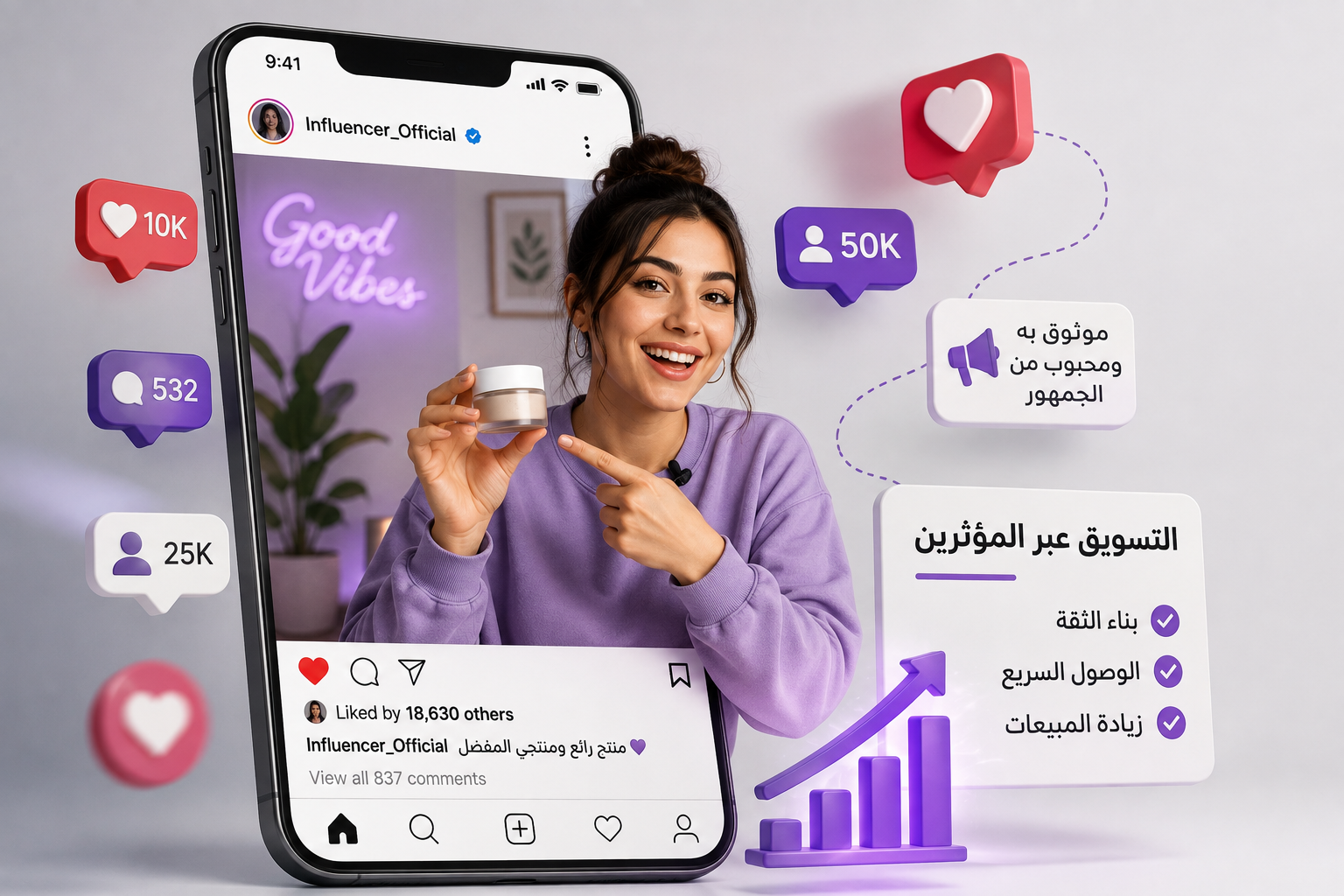 استراتيجيات التسويق عبر المؤثرين وكيف تزيد مبيعات مشروعك في 2026